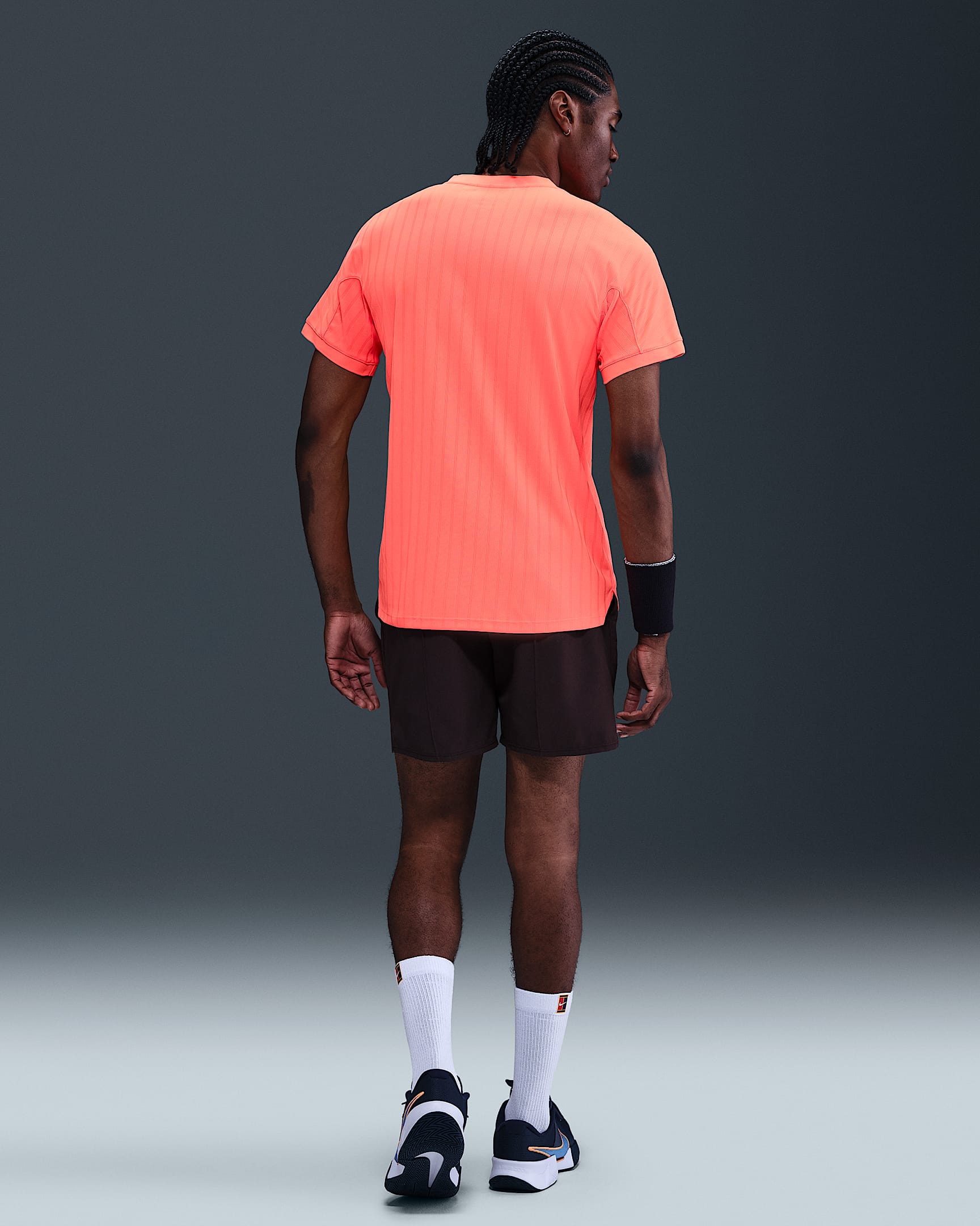 シナー us open 2025 Court Dri-FIT ネイビー M Shop Jannik Sinner and Carlos Alcaraz's 2025 US Open Nike Kits